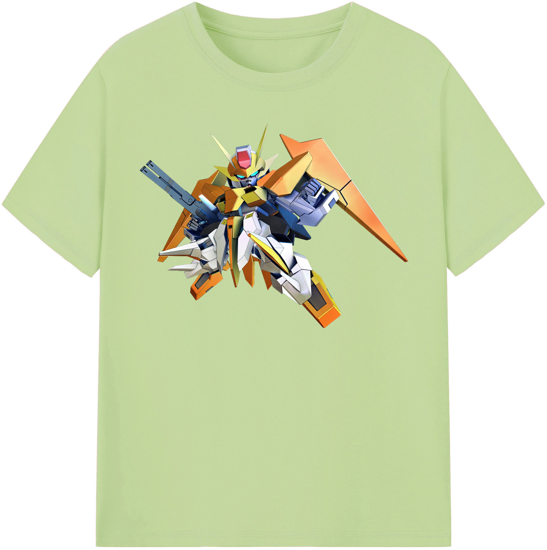 （画像用） 機動戦士ガンダム Mobile Suit Gundam 綿100％半袖Tシャツ（フロントプリント）